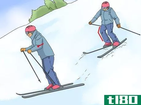 Image titled Turn when Skiing Step 10