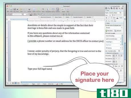 Image titled Write an Affidavit Letter for Immigration Step 7