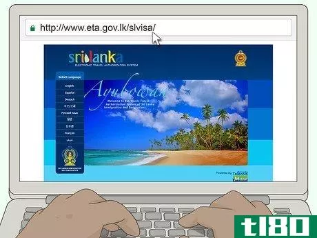 Image titled Apply for a Visa for Sri Lanka Step 1