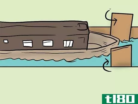 Image titled Use a Narrowboat Sized Canal Lock Step 8