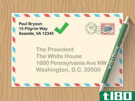 Image titled Address the President in a Letter Step 7