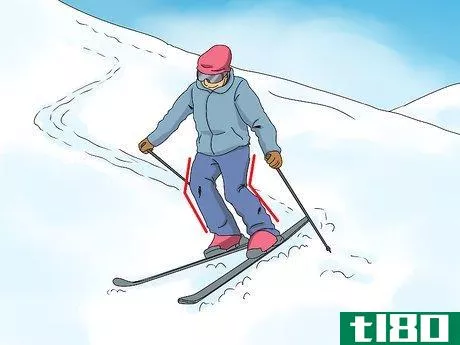 Image titled Turn when Skiing Step 7