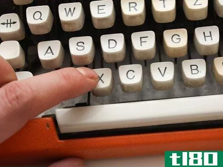 Image titled Type on a Typewriter Step 8