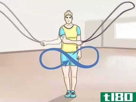 Image titled Use the Rope in Rhythmic Gymnastics Step 8