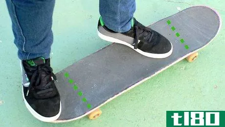 Image titled Balance Yourself on a Skateboard Step 2
