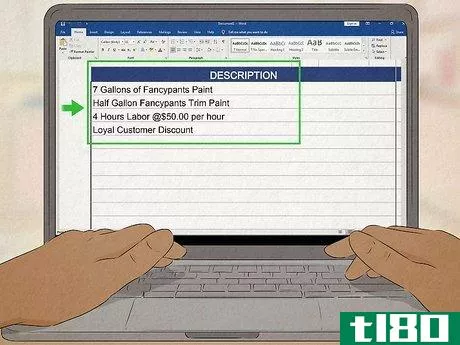 Image titled Write an Estimate Step 12