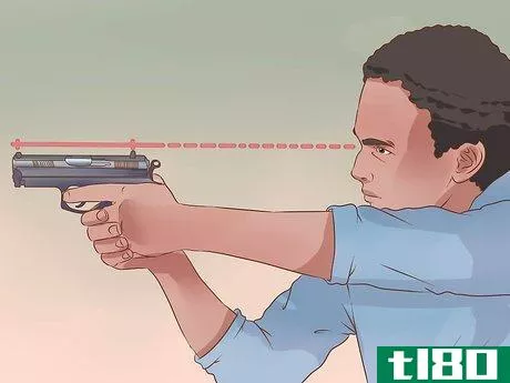 Image titled Aim a Pistol Step 2