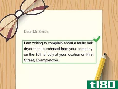 Image titled Write a Complaint Letter to a Company Step 2