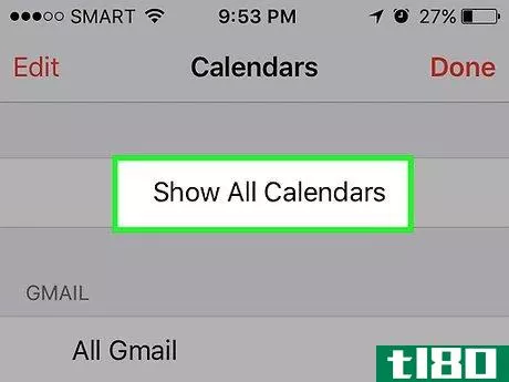 Image titled Add Calendars from an Email Account to an iPhone Step 12