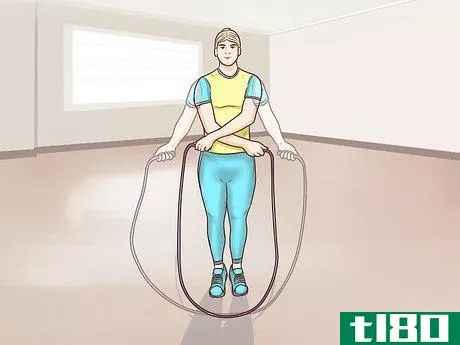 Image titled Use the Rope in Rhythmic Gymnastics Step 3