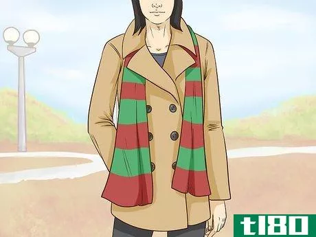 Image titled Wear a Scarf with a Jacket Step 2