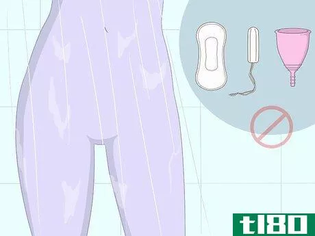 Image titled Shower While on Your Period Step 1