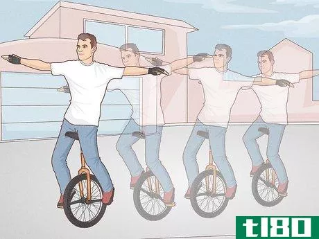 Image titled Ride and Mount a Unicycle Step 11