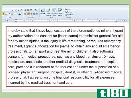 Image titled Write a Medical Consent Form Step 18