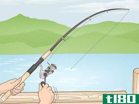 Image titled Use a Fishing Rod Step 7