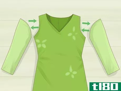 Image titled Add Sleeves to a Strapless Dress Step 8