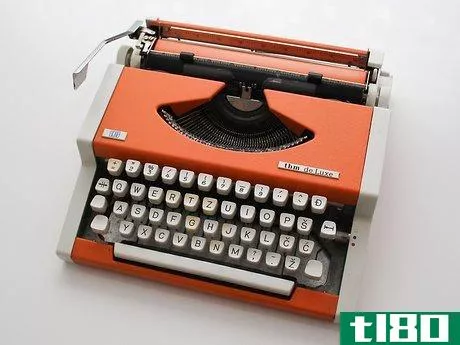 Image titled Type on a Typewriter Step 1