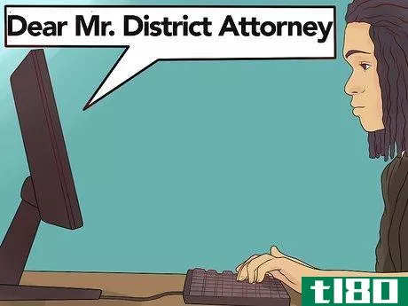 Image titled Address a District Attorney in a Letter Step 3