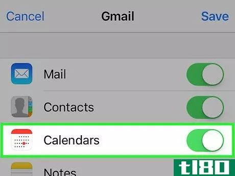 Image titled Add Calendars from an Email Account to an iPhone Step 7