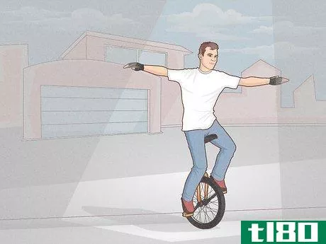 Image titled Ride and Mount a Unicycle Step 10