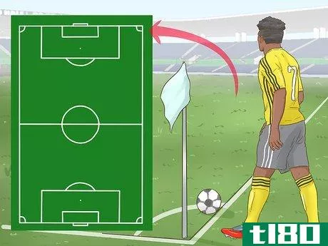 Image titled Shoot a Corner in Soccer Step 1