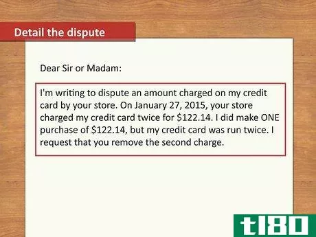 Image titled Write a Credit Card Dispute Letter Step 4