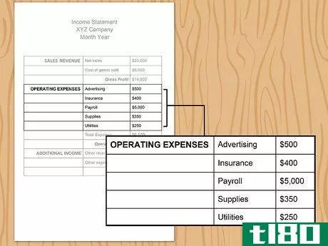 Image titled Write an Income Statement Step 7