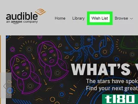 Image titled Access Your Audible Wishlist on PC or Mac Step 4