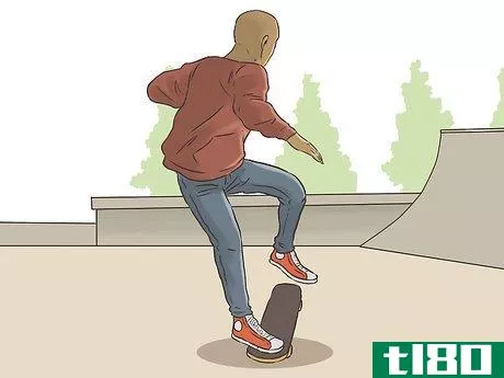Image titled 180 on a Skateboard Step 12