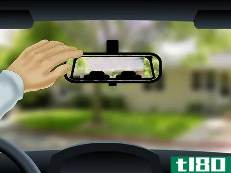 Image titled Use the Rear View Mirror Step 5