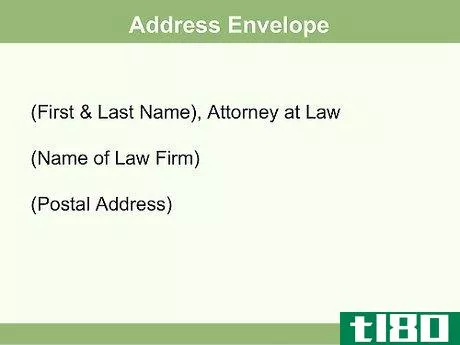 Image titled Address a Female Attorney Step 3