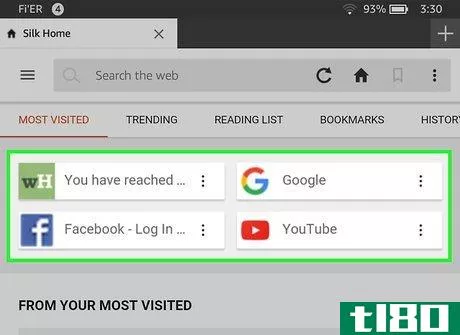 Image titled Use the Silk Web Browser on an Amazon Kindle Fire Step 5