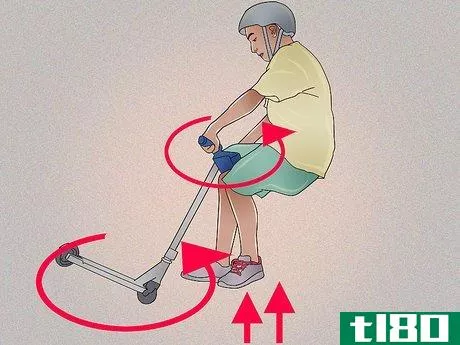 Image titled 180 on a Scooter Step 16