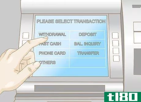 Image titled Withdraw Cash from an Automated Teller Machine Step 6