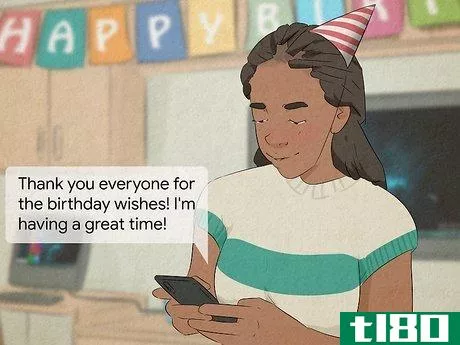Image titled Respond when Someone Wishes You Happy Birthday Step 1