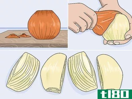 Image titled Apply Onion on Hair Step 6