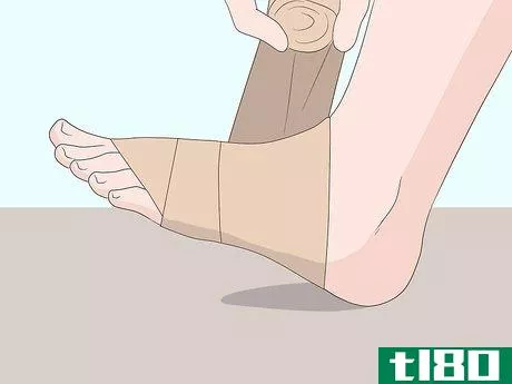 Image titled Wrap an Ankle with an ACE Bandage Step 4