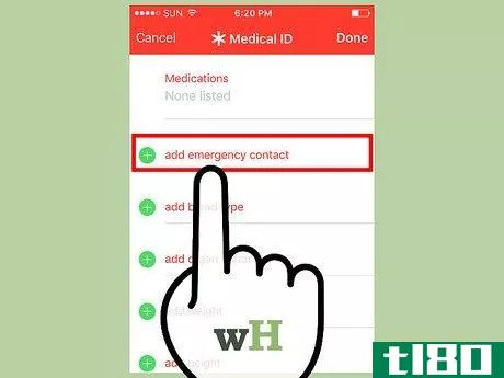 Image titled Set Up the Health App on iPhone to Provide Information in a Medical Emergency Step 6