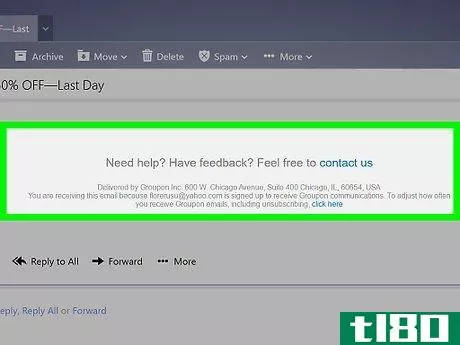 Image titled Unsubscribe from Groupon Step 3