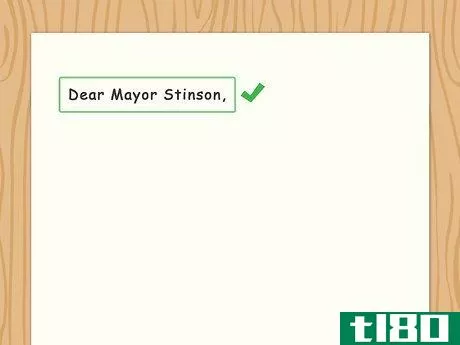 Image titled Write a Letter to the Mayor of Your City Step 5