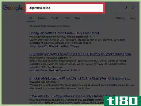 Image titled Buy Cigarettes Online Quickly Step 1