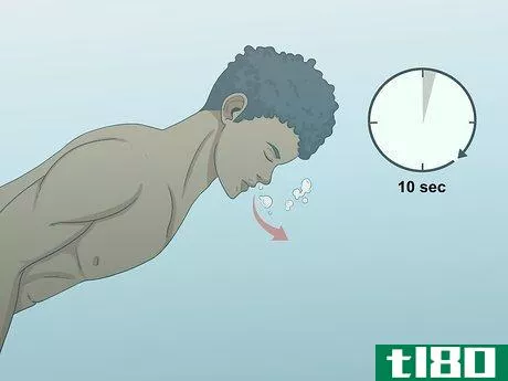 Image titled Swim Underwater Without Holding Your Nose Step 8