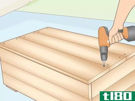 Image titled Build an Outdoor Storage Bench Step 13
