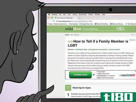 Image titled Tell if a Family Member is LGBT Step 13