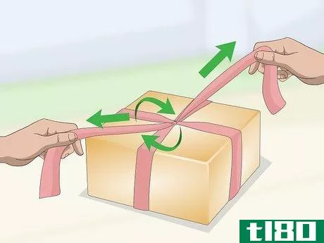 Image titled Tie a Ribbon Around a Box Step 6