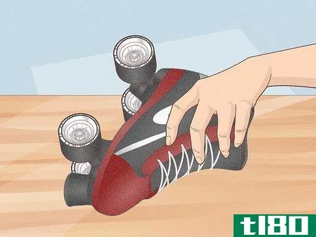 Image titled Tighten Roller Skate Wheels for Beginners Step 1