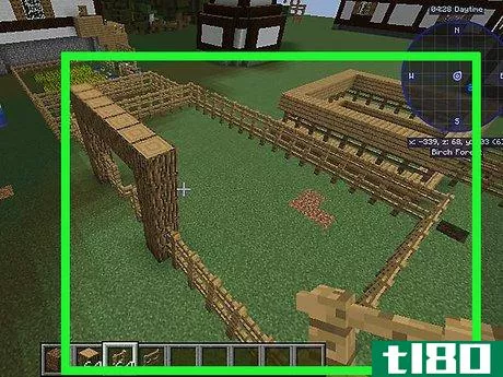 Image titled Build a Wolf Den for Your Wolf on Minecraft Step 7