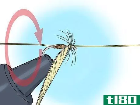 Image titled Tie an Elk Hair Caddis Fly Step 8