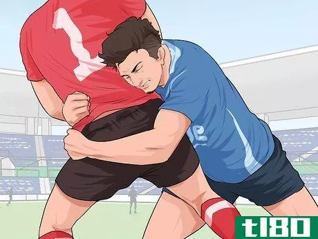 Image titled Tackle in Rugby Step 6