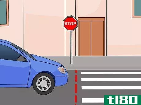 Image titled Stop at a STOP Sign Step 3